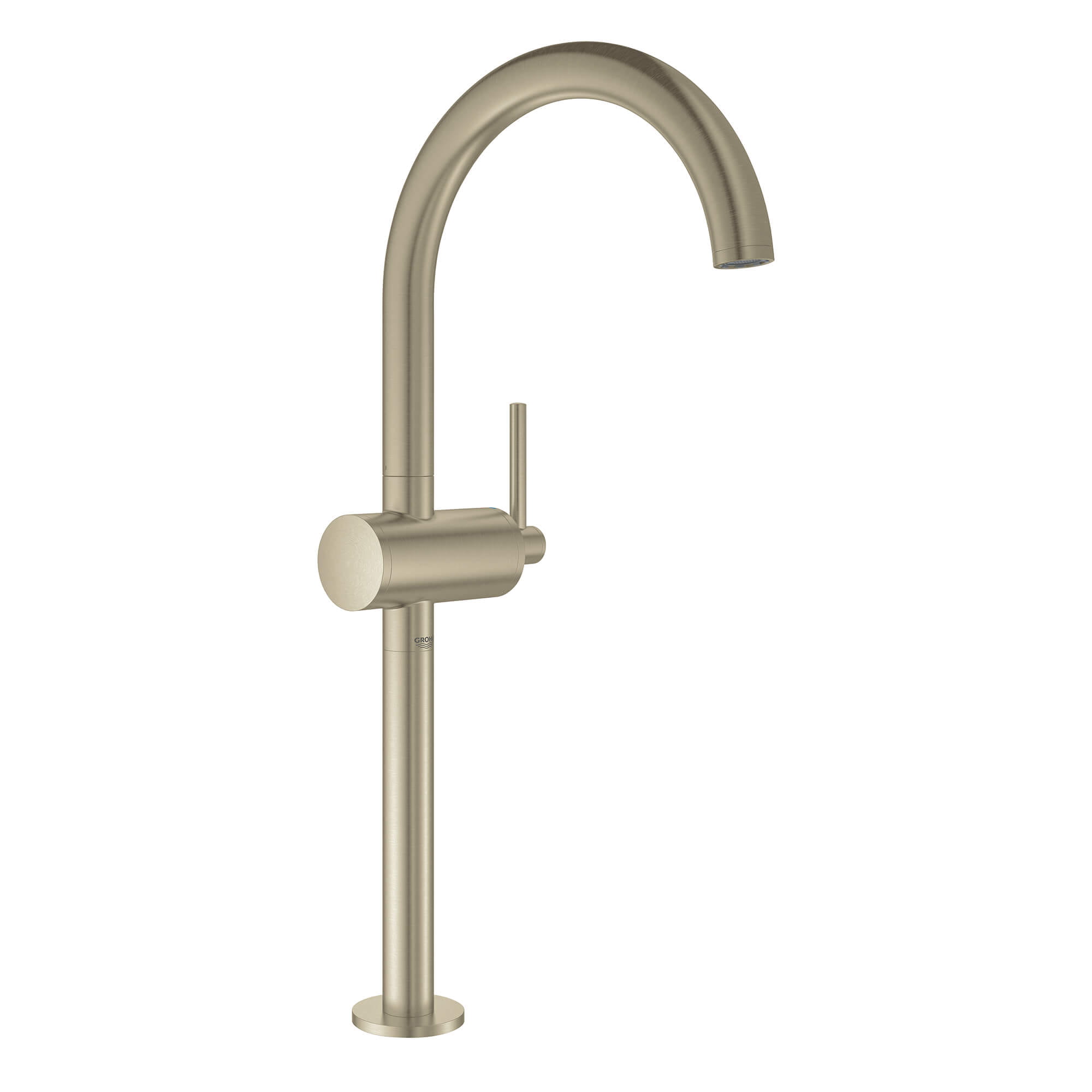 Robinet monotrou taille XL BRUSHED NICKEL